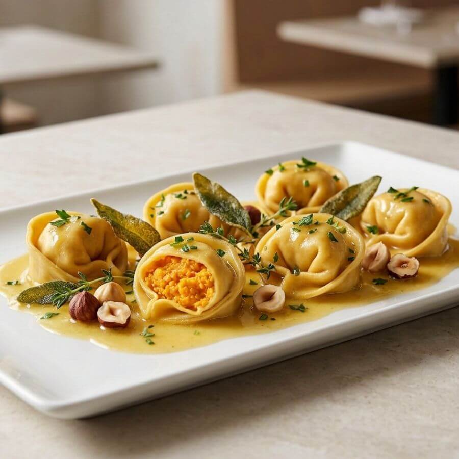 C30 - cappellacci courge butternut Gastronomia