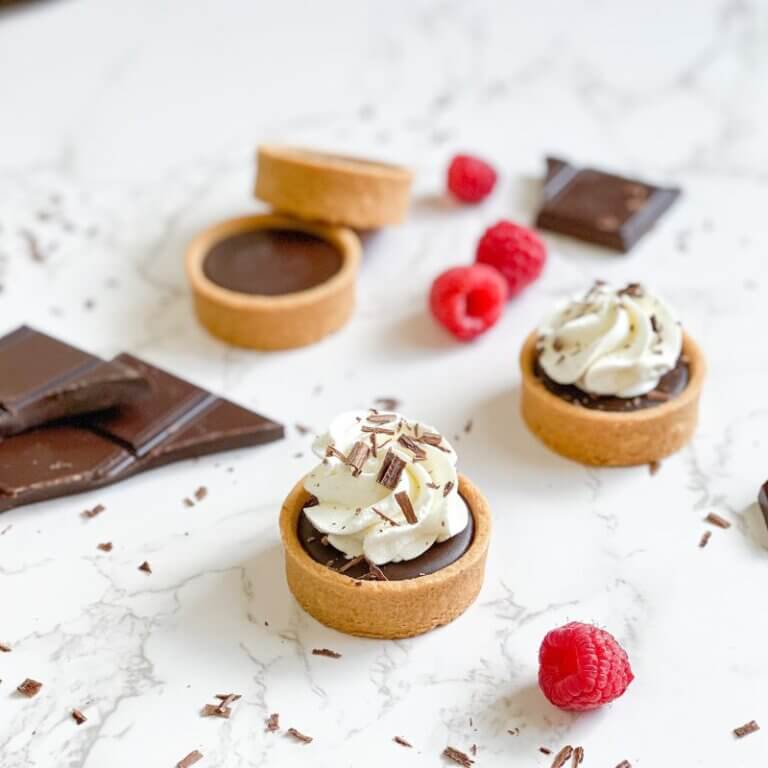 PreFilled Chocolate Ganache Tart Shell Gastronomia