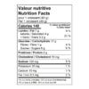 VR1048GA Sélection mini croissants fourrés abricot framboise choco-noisette 40g Valeurs Nutritionnelles