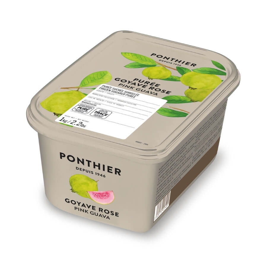 Purée de goyave rose sucrée - 1kg