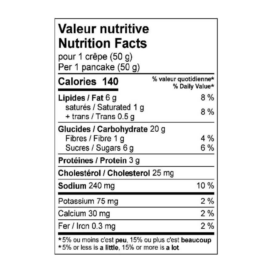 Crêpe américaine - 11cm / 4,33" - Image 4
