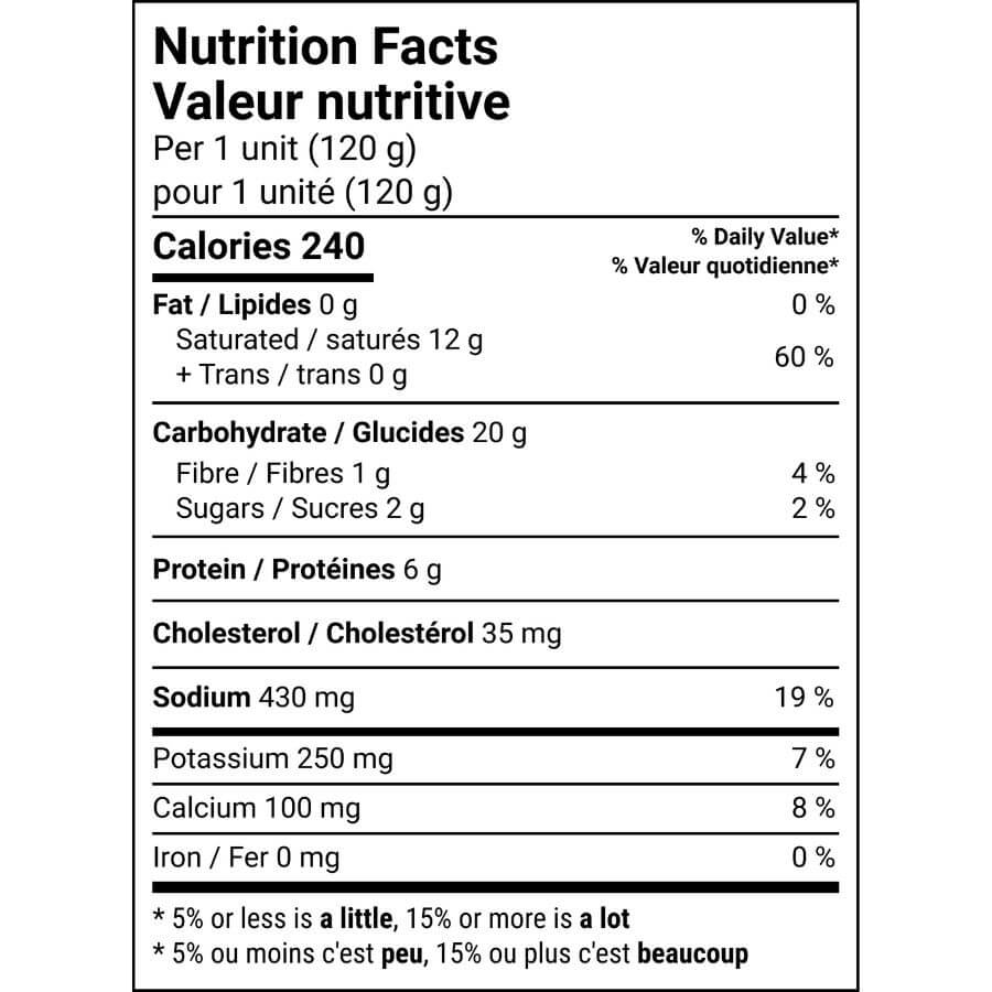LA4029GA Potato Tomato And Mozzarella Gratin 120g Gastronomia VN