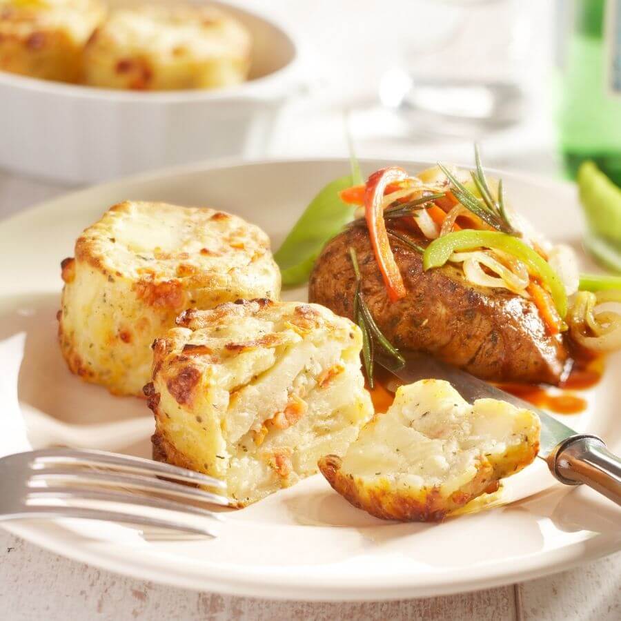 LA4029GA Potato Tomato And Mozzarella Gratin 120g Gastronomia