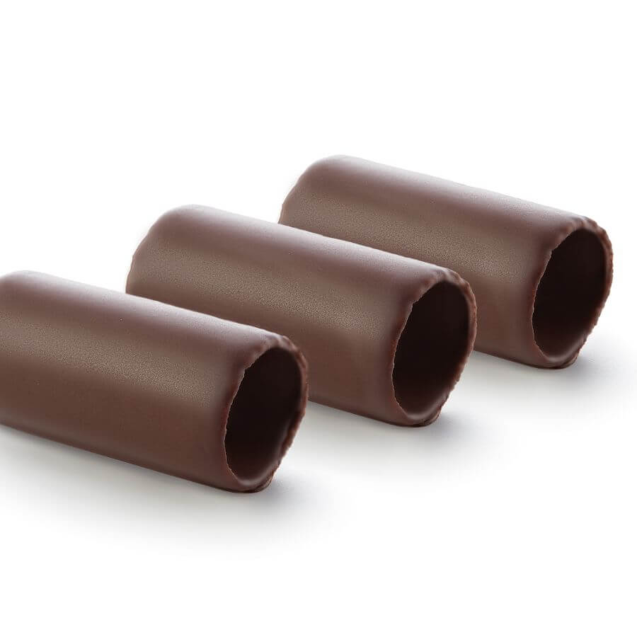 PG1037GA Gaufrette Rouleau Nappé Chocolat Gastronomia