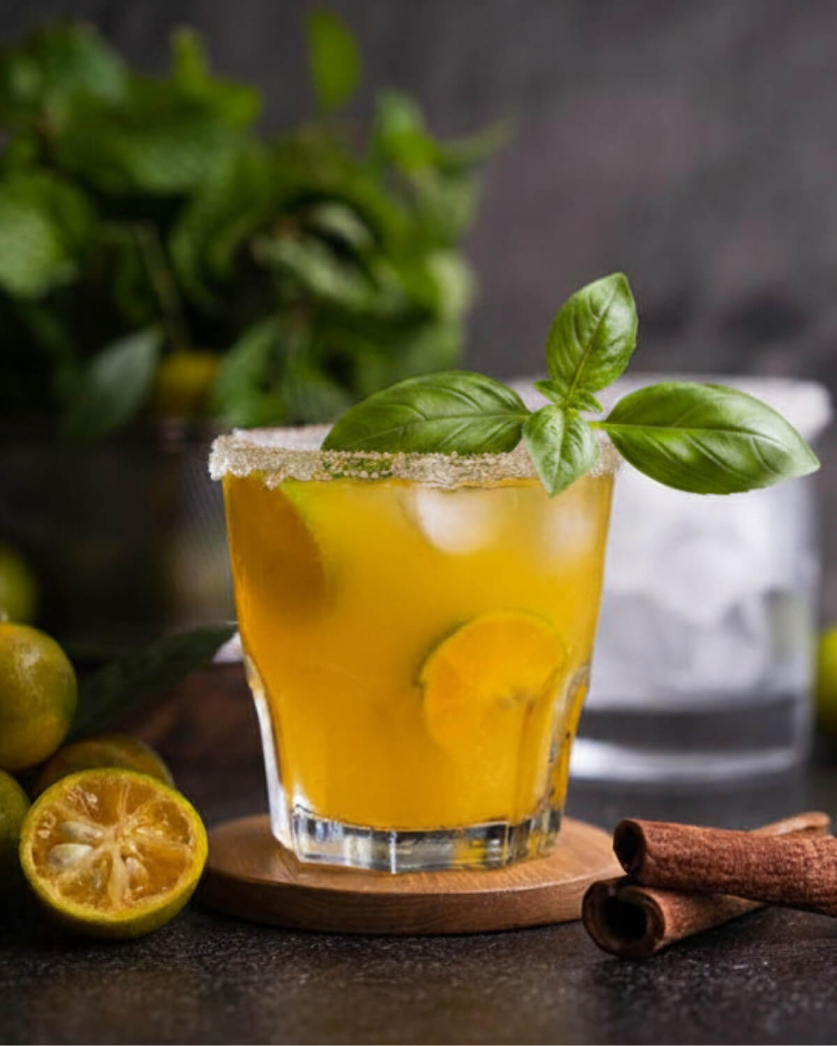 Gastronomia Recette Limonade Mocktail Kalamansi Basilic