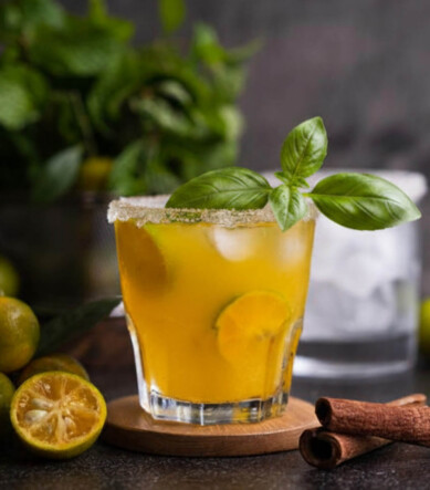 Limonade mocktail kalamansi basilic Recette Gastronomia