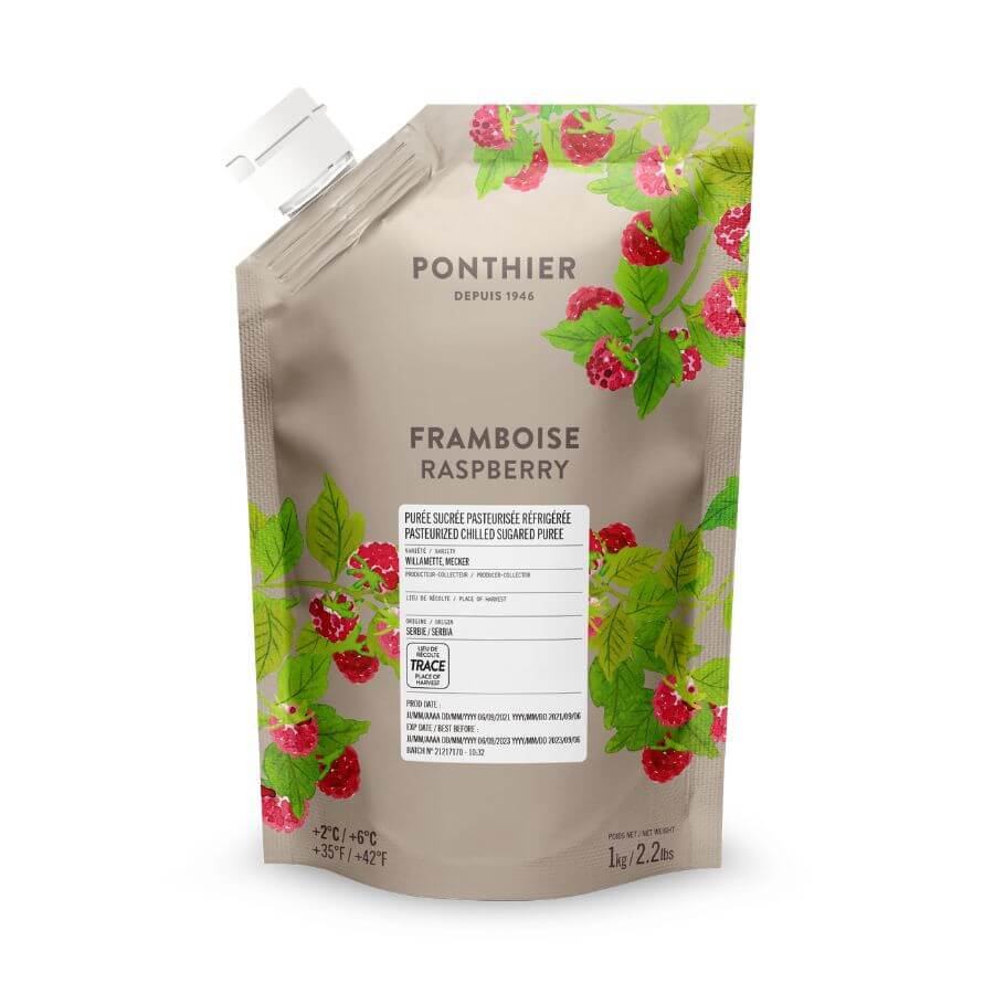 Purée de framboise réfrigérée - 1kg
