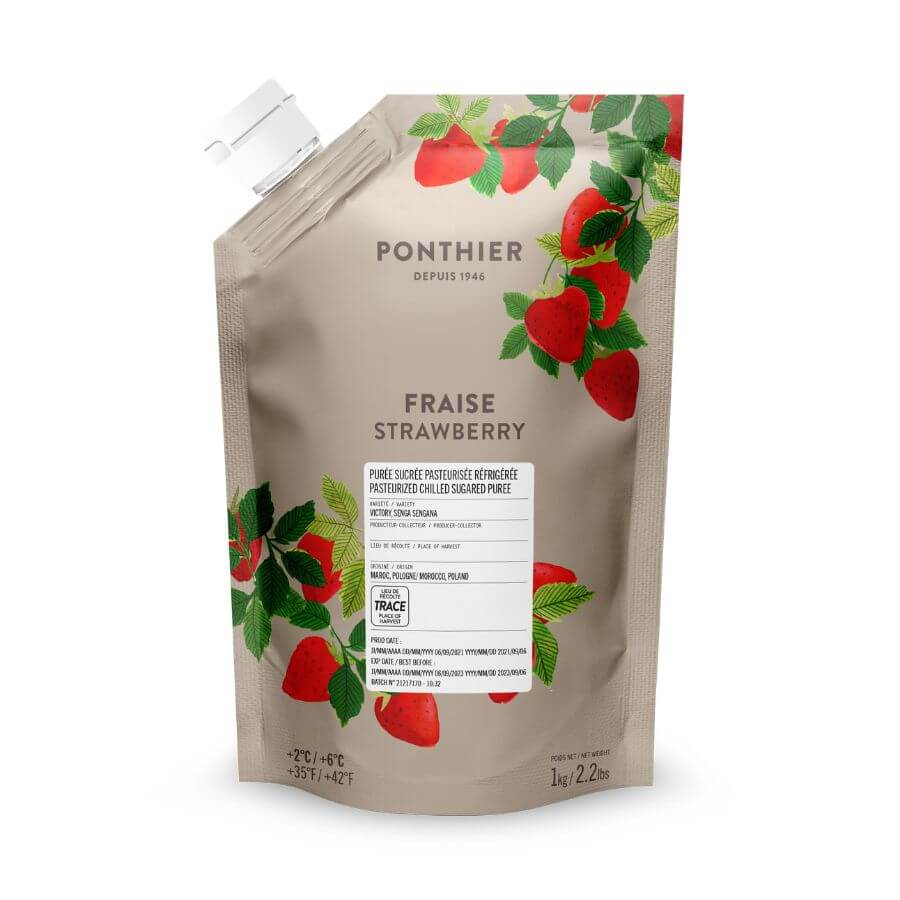 Purée de fraise réfrigérée - 1kg