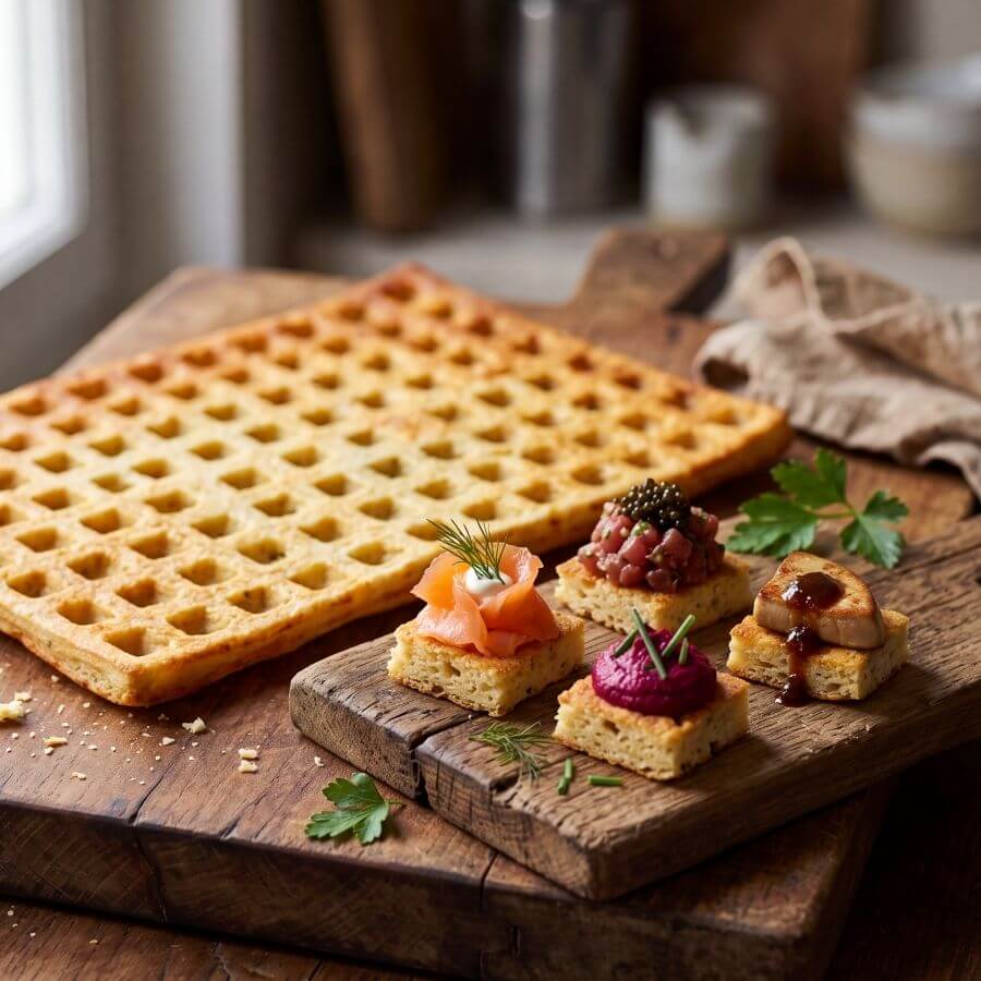 Emmental Parsley Waffle Sheets - Image 2